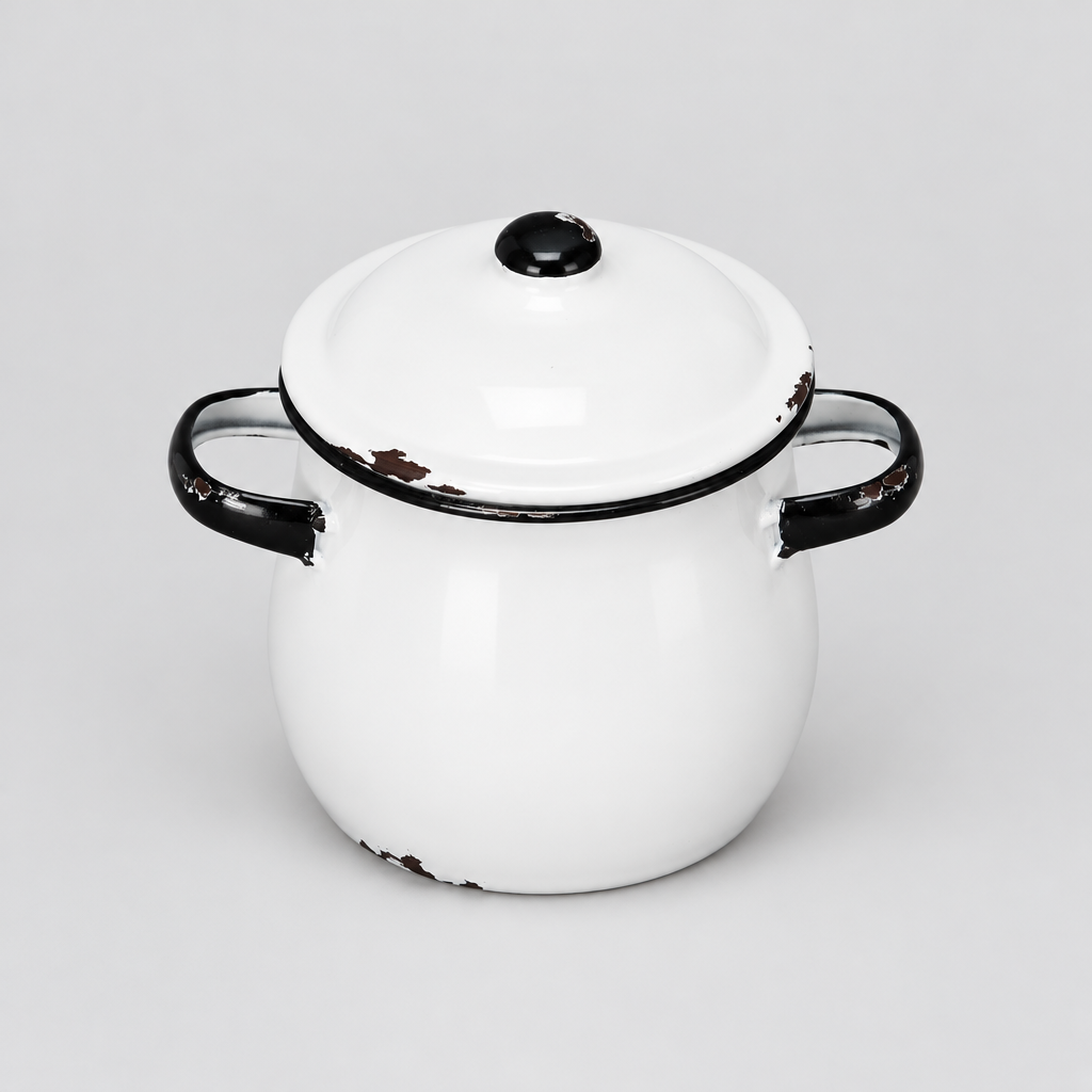 Emaille Voorraadpot 17,5 x 13
