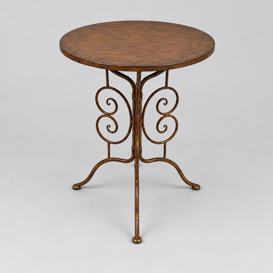 Tuintafel 60 x 72 cm, roestbruin