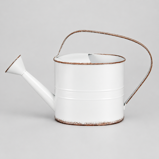Decoratiegieter wit, 40 x 25 cm