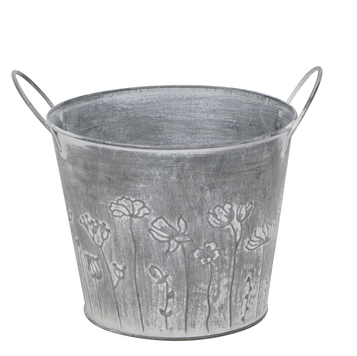 Bloempot pot ijzer, 18 x 15