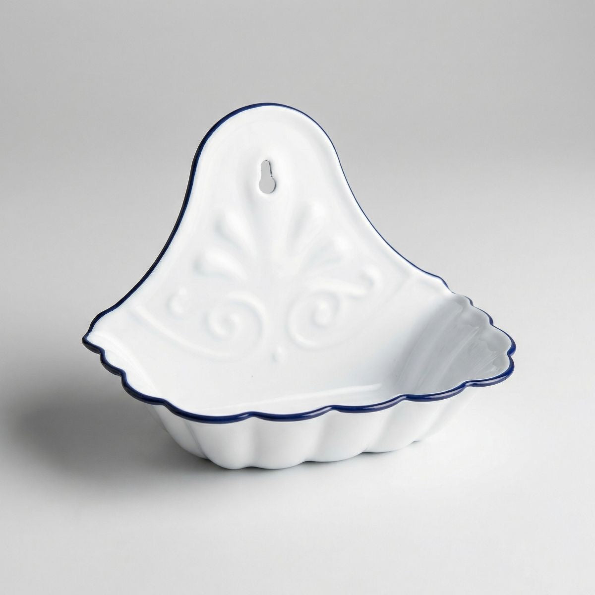 Emaille zeepbakje, 16 x 11 x 9