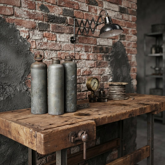 Brocante, ijzeren kruiken