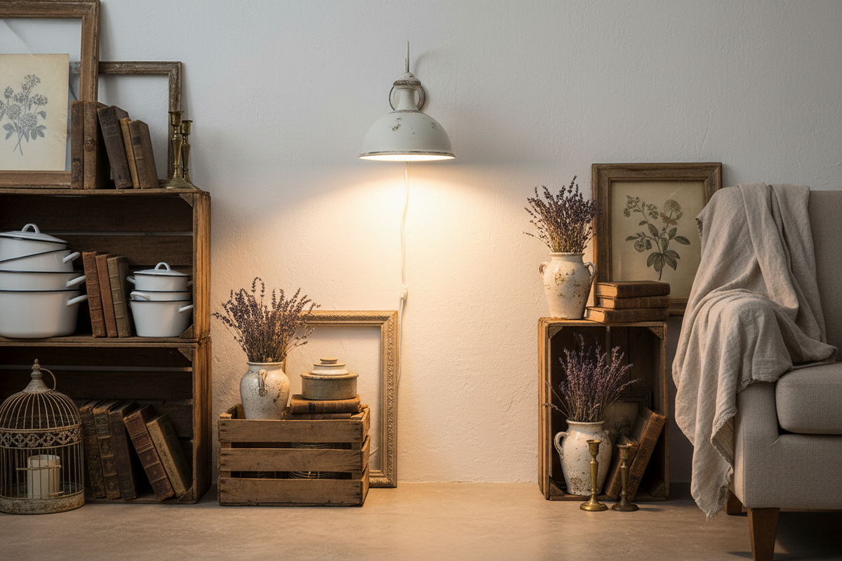 Robuuste wandlamp, 34 x 41 x 43