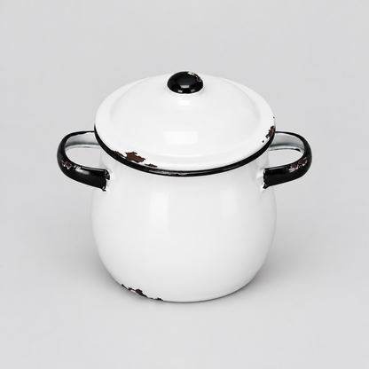 Emaille Voorraadpot 17,5 x 13
