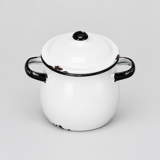 Emaille Voorraadpot 17,5 x 13