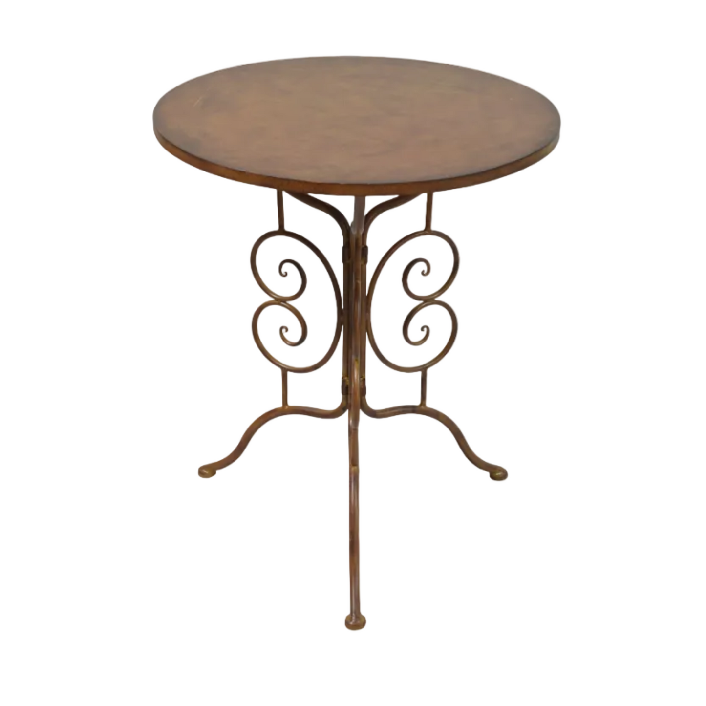 Tuintafel 60 x 72 cm, roestbruin