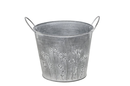 Bloempot pot ijzer, 18 x 15