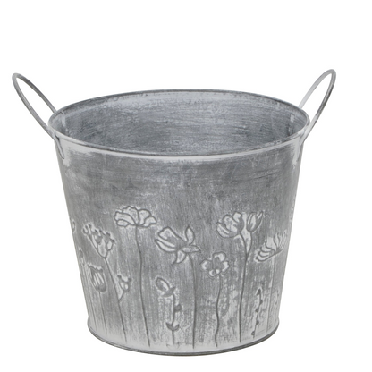 Bloempot pot ijzer, 18 x 15