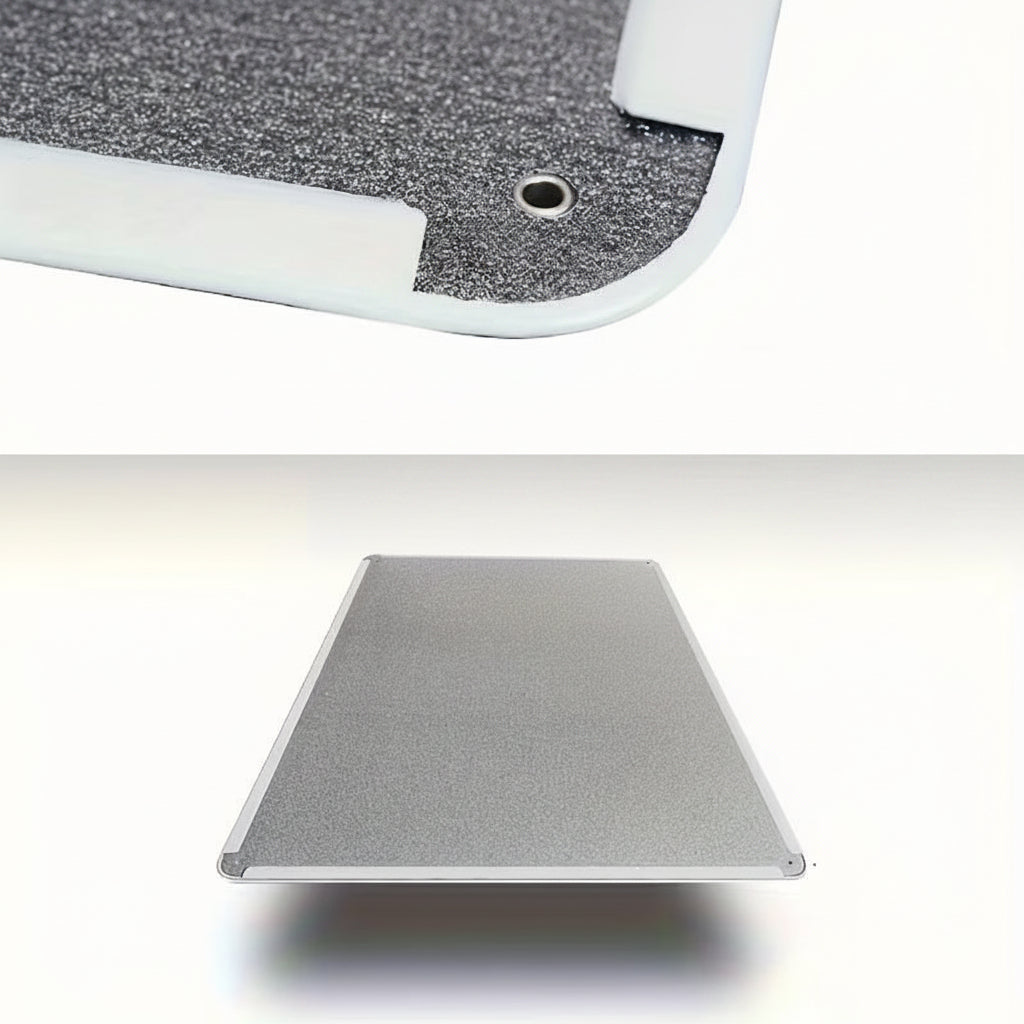 Metalen bord koe, 20 x 30