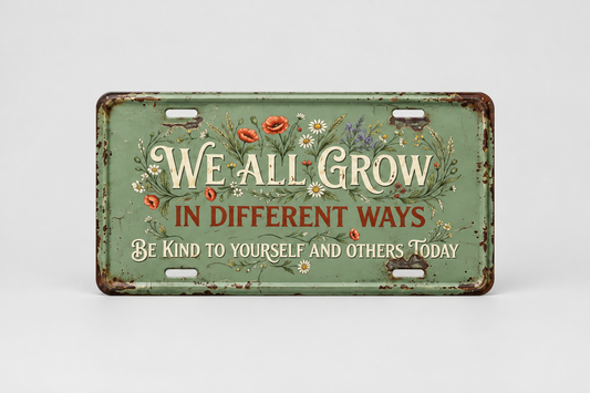 Decoratiebord, metaal, 30 x 15