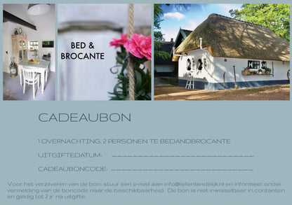 Cadeaubon Bed & Brocante