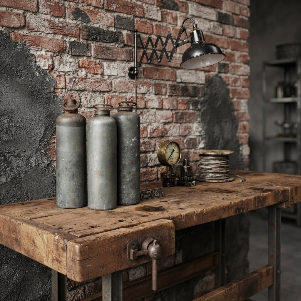 Brocante, ijzeren kruiken