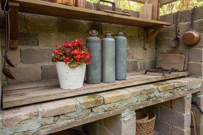Brocante, ijzeren kruiken