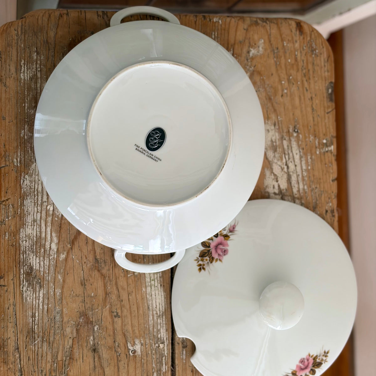 Brocante, serveerschaalset, met cadeau