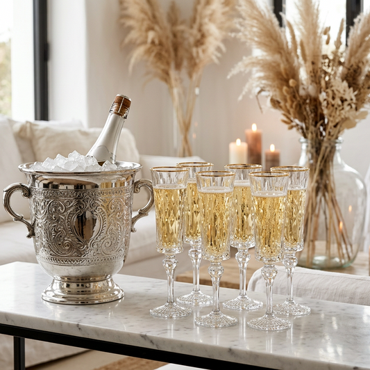 Verfijnd Champagneglas, set van 6