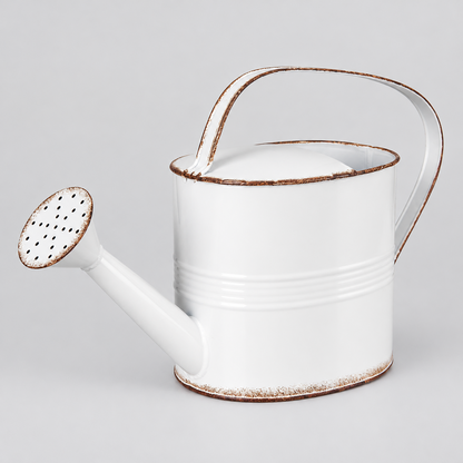 Decoratiegieter wit, 40 x 25 cm