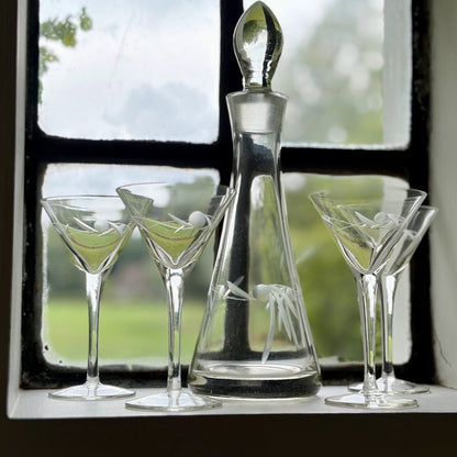 Brocante, vintage cocktailset