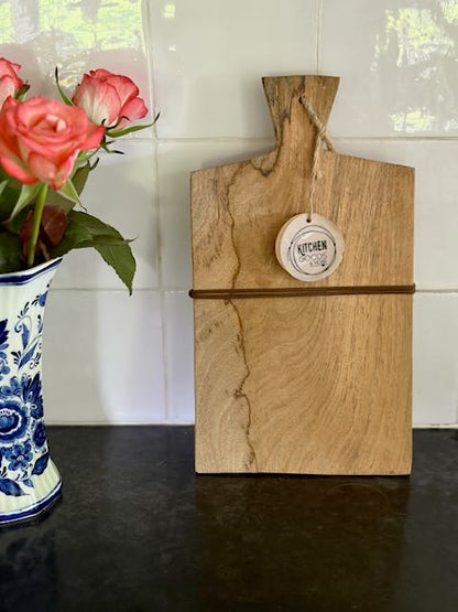 Houten snijplankjes, set