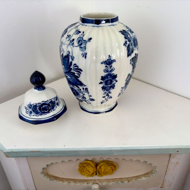 Vaas, Delfts Blauw, Ø 14 x 25
